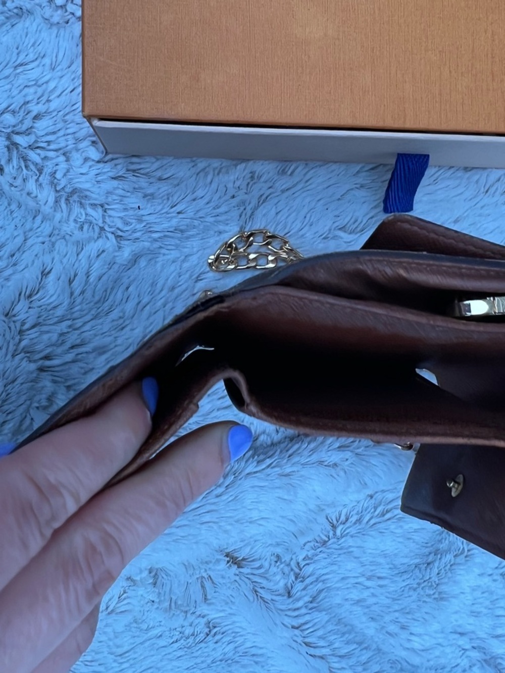 Louis Vuitton Monogram Mini Crossbody in Brown and Gold - Picture 10 of 10